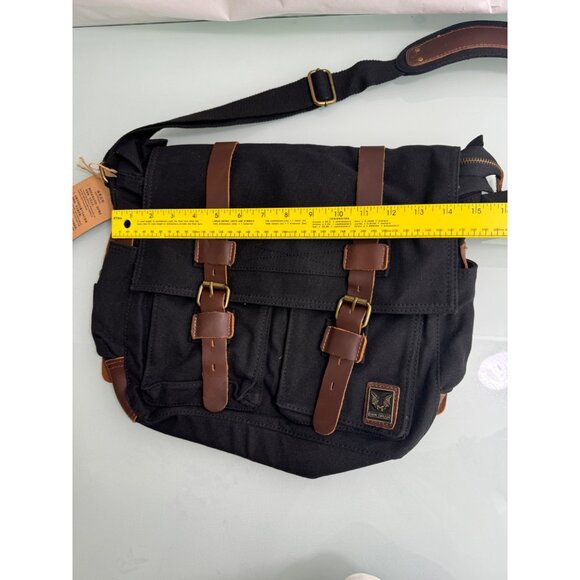 Muchuan Canvas Messenger Laptop Bag I Am Legend Black Crossbody Briefcase New - Picture 4 of 11